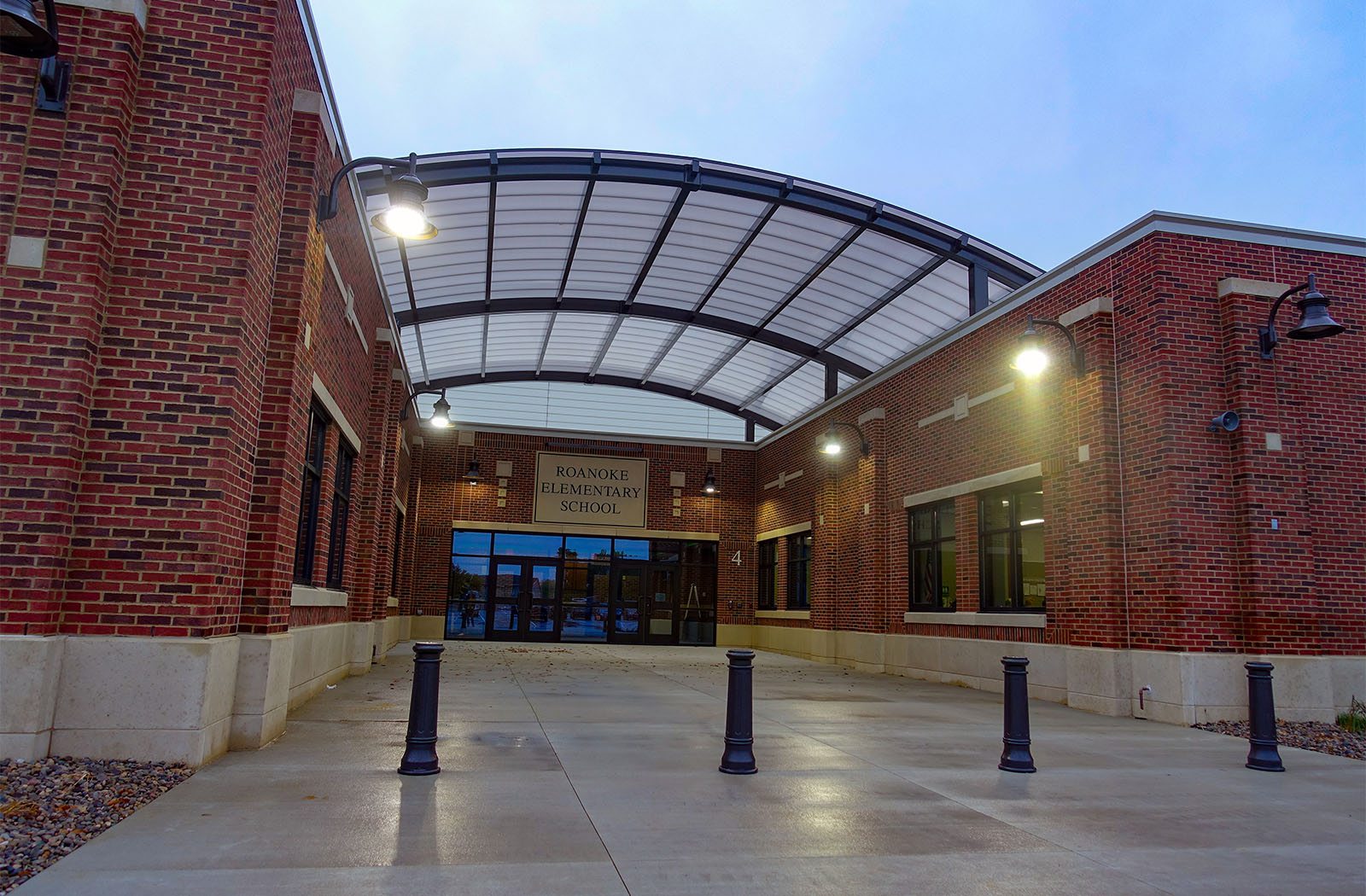 Roanoke School-62492a-40x46-Entrance Canopy-Education