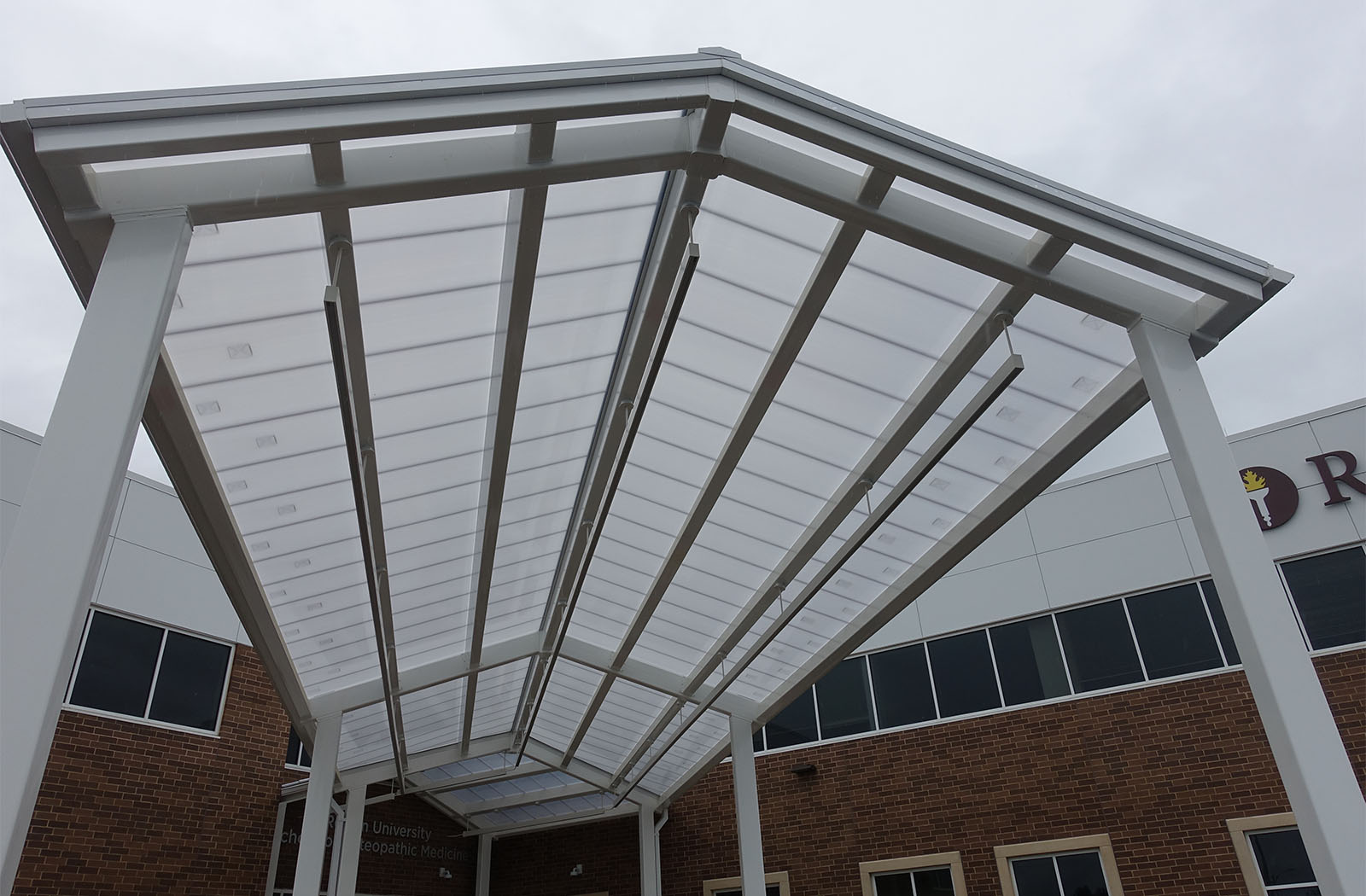 Rowan Univ-63674c-22x76-Entrance Canopy-Education