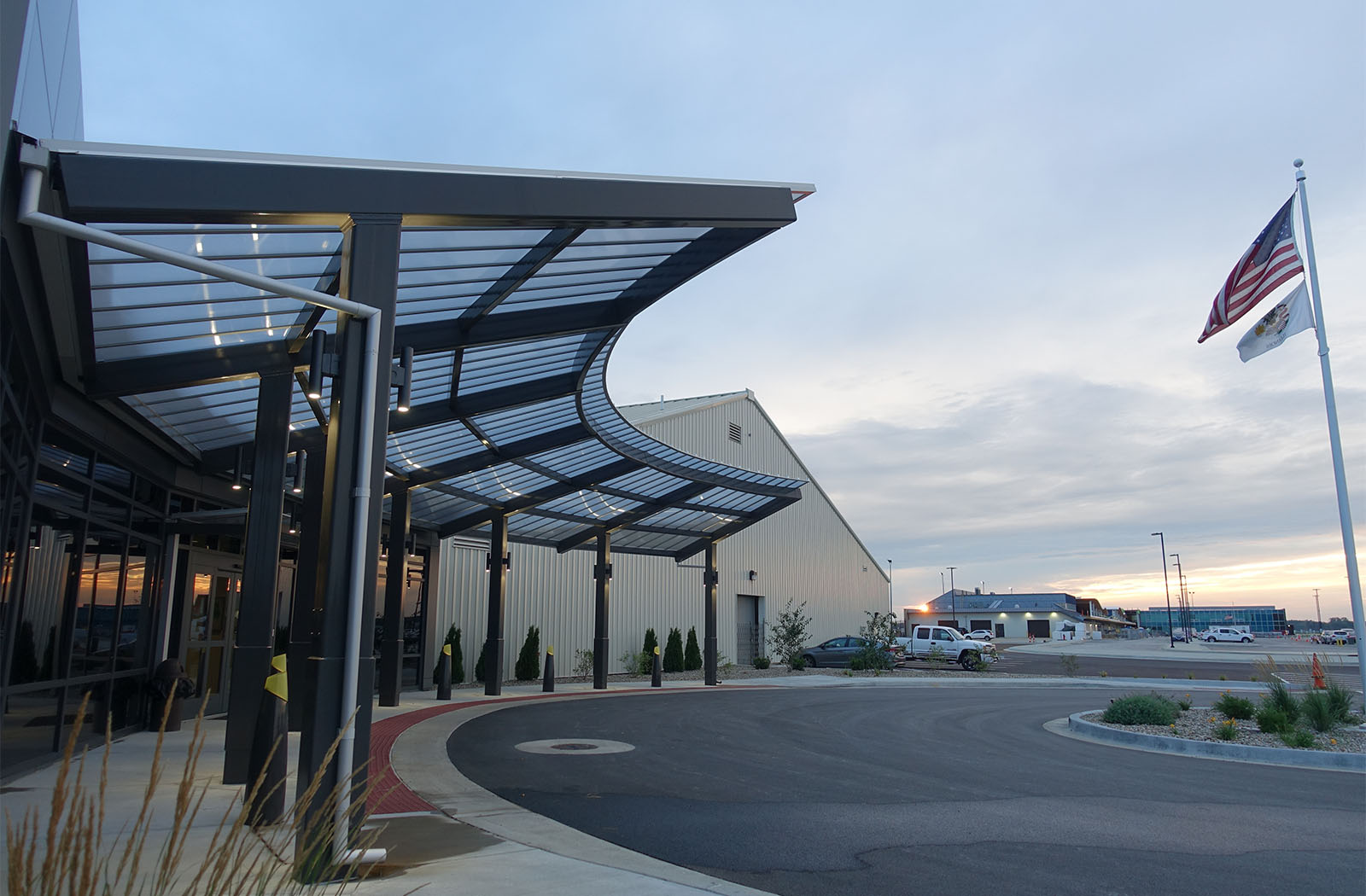 Steller Aviation-60168c-22x85-Entrance Canopy-Corporate Campus