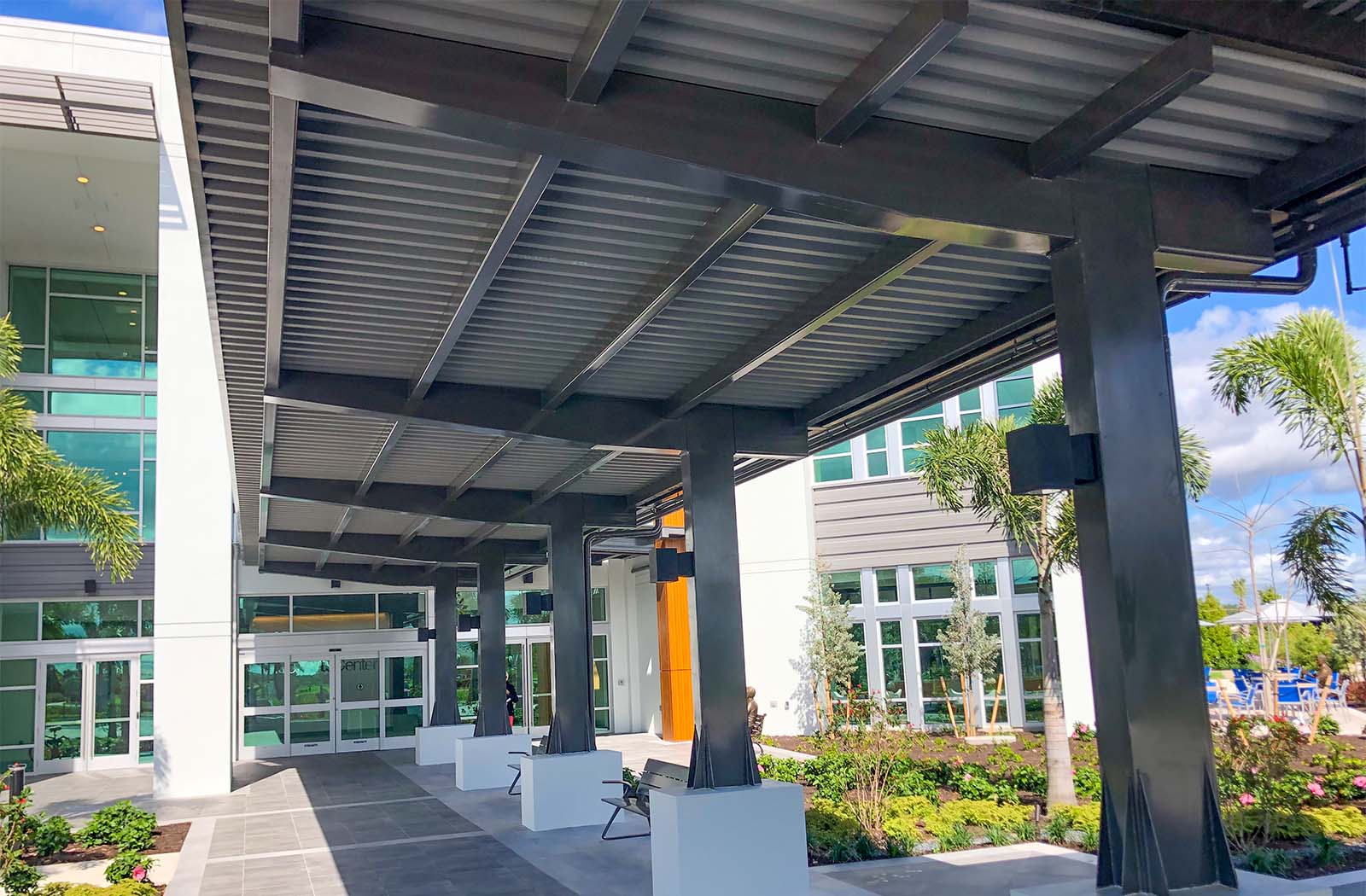 Tribby Arts-65451d-56x42-Entrance Canopies-Corporate Campus